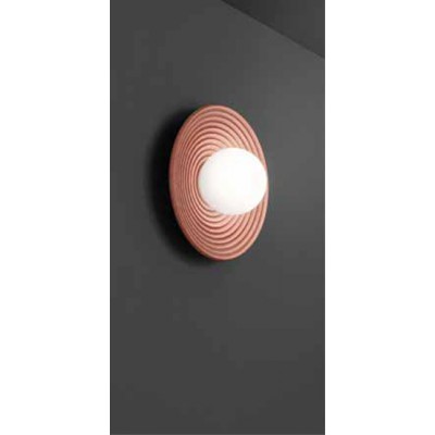 ZOMBA PL/WL 1x20W E27 Stropní svítidlo, těleso kov, povrch hnědá, difuzor sklo opál, pro žárovku 1x20W, E27, 230V, IP20, tř.1, rozměry d=285mm, h=152mm.