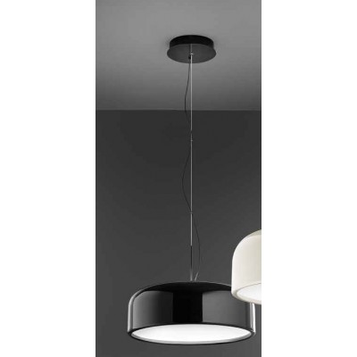 EVZENO HL 20W+10W/40W+10W CCT Závěsné svítidlo, kov, krémová/černá/šedá, dif. plast opál, LED 20W+10W/40W+10W, přepín. CCT teplá 2700K/3000K-neutr 4000K, Ra90, 230V, IP20, tř.1, rozměry dle typu, svítí nahoru/dolů.