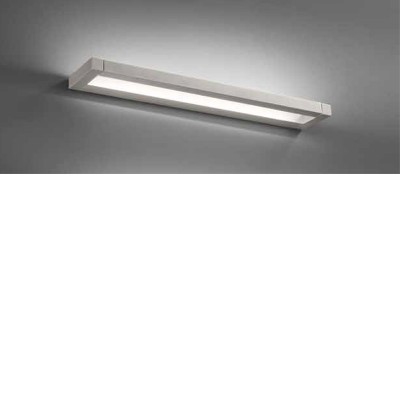 BOBING WL 18W CCT Nástěnné svítidlo, nast. směr svícení, těleso hliník, povrch broušený, dif plast opál, LED 18W, 1440lm, přepín. CCT teplá 2700K-3000K-neutr 4000K, Ra80, 230V, IP20, rozměry 592x25x110mm.
