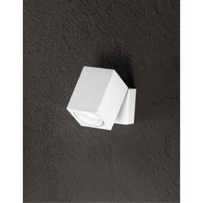 VESTAO SQ 1x35W GU10 Nástěnné svítidlo, čtvercové, nast. směr svícení, těleso kov, povrch bílá, pro žárovku 1x35W, GU10, rozměry 60x60x95mm, stínítko SAMOSTANĚ