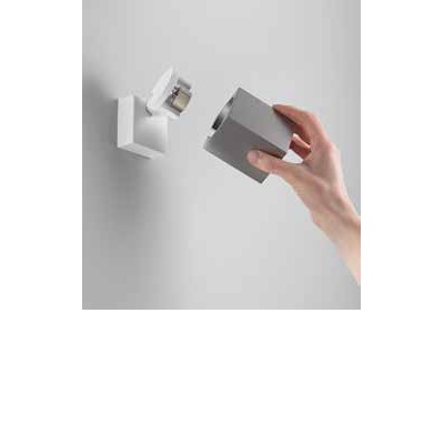 VESTAO SQ 1x35W GU10 Nástěnné svítidlo, čtvercové, nast. směr svícení, těleso kov, povrch bílá/černá, pro žárovku 1x35W, GU10, rozměry 60x60x95mm, stínítko SAMOSTANĚ