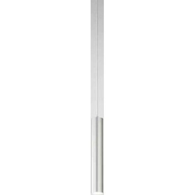 JUNO HL 1x35W GU10 Závěsné bodové svítidlo, těleso hliník, povrch broušený, pro žárovku 1x35W, GU10, 230V, IP20, tř.1, rozměry d=55mm, h=350mm, vč závěs kabelu l=3000mm, lze zkr, základna SAMOSTANĚ