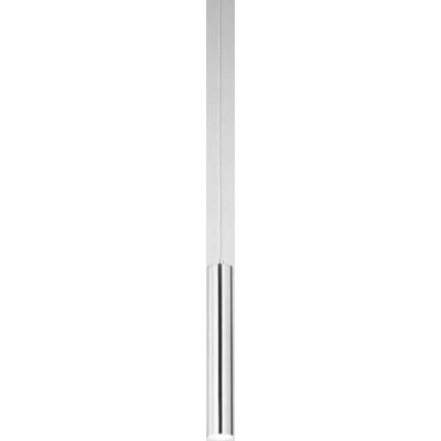 JUNO HL 1x35W GU10 Závěsné bodové svítidlo, těleso hliník, povrch chrom lesk, pro žárovku 1x35W, GU10, 230V, IP20, tř.1, rozměry d=55mm, h=350mm, vč závěs kabelu l=3000mm, lze zkr, základna SAMOSTANĚ