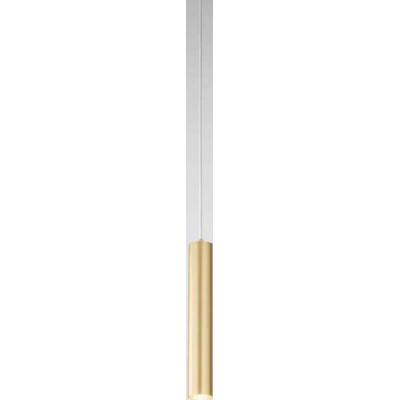 JUNO HL 1x35W GU10 Závěsné bodové svítidlo, těleso hliník, povrch zlatá mat, pro žárovku 1x35W, GU10, 230V, IP20, tř.1, rozměry d=55mm, h=350mm, vč závěs kabelu l=3000mm, lze zkr, základna SAMOSTANĚ