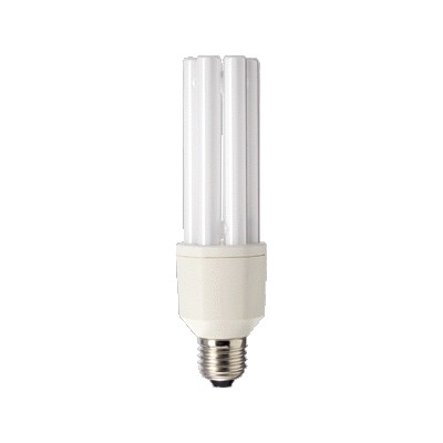  Úsporná žárovka zářivka, Master PL-Elektronic 33W/827 teple bílá, patice E27, 230V, Ra76, 2250lm, F=48mm, C=196mm, D=39,6mm - energeticky úsporný světelný zdroj s dlouhou dobou života.