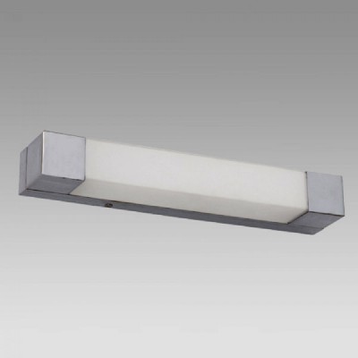 AMETYSTE W2 Svítidlo přisazené, těleso kov, povrch chrom lesk, difuzor sklo opál, pro žárovku 2x28W, G9, 230V, do koupelny IP44, zař.tř.1, 340x65mm