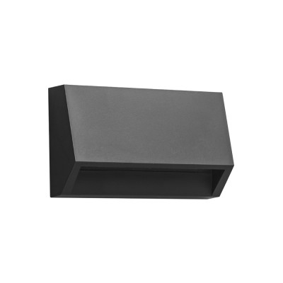 TULIPOS I Nástěnné venkovní svítidlo, těleso plast tmavě šedá, LED 2W, neutrální 4000K, 100lm, 230V, IP65, Ra80, tř.2. rozměry 100x60x33mm.