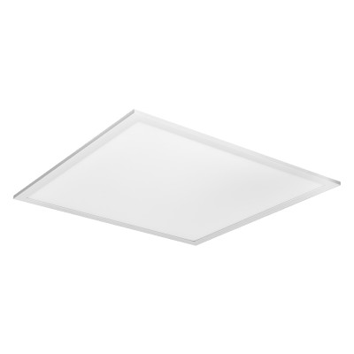 MELBO Vestavné stropní svítidlo, těleso hliník, povrch bílá, difuzor plast opál, LED 40W, neutrální 4000K, 4400lm, 230V, IP20, tř.2, rozměry 600x600x46mm.