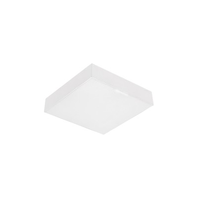 PETRO SQ Stropní, čtvercové svítidlo, těleso plast bílá, difuzor plast opál, LED 20W, neutrální 4000K, 1600lm, Ra80, 230V, IP20, tř.2, rozměry 200x200x31mm.