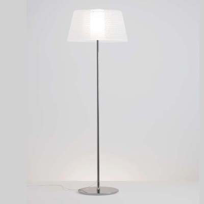  Stojací pokojová lampa ABC, chrom, bílá/bílá, černá, čírá, bílá, kov/kříšťál, E27, 230V, IP20, d=360mm, h=1260mm / d=450mm, h=1440mm / d=540mm, h=1620mm