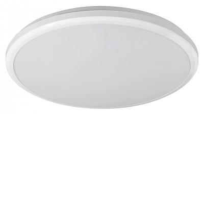 RAGUSA LED 24W/36W IP65 Stropní přisazené svítidlo, těleso kov, povrch bílá, difuzor plast opál, LED 24W/1500lm, 36W/2160lm, neutrální 4000K, 230V, do koupelny IP65, tř.2. rozměry d=315/375mm.