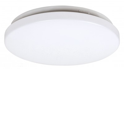 ASTI STROPNÍ SVÍTIDLO LED 20W/32W 3000K/4000K Stropní přisazené svítidlo, těleso kov, povrch bílá, difuzor plast opál, LED 20W/1400lm, 32W/2100lm, teplá 3000K/neutrální 4000K, 230V, IP20, tř.1. rozměry d=290mm/380mm.