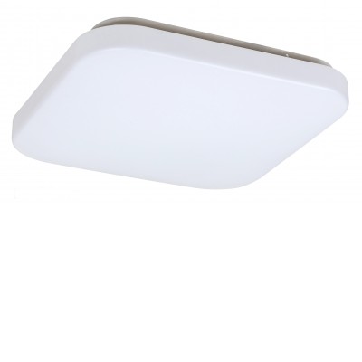 ASTI LED 32W 3000K Stropní přisazené svítidlo, těleso kov, povrch bílá, difuzor plast opál, LED 32W, 2100lm, teplá 3000K, 230V, IP20, tř.1. rozměry 320x320x63mm