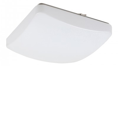 SESTO SQ VÝPRODEJ Stropní svítidlo, kov, bílá, difusor plast opál, LED 16W, 1150lm, dálk. ovl. nast teplota CCT teplá 3000K - denní 6500K, Ra80, + RGB, 230V, IP20, rozměry 300x300mm