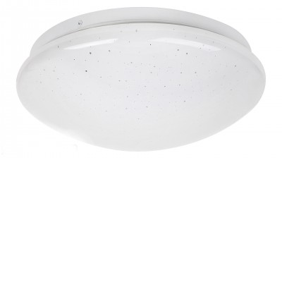 GROSS LED 24W Stropní přisazené svítidlo, těleso kov, povrch bílá, difuzor plast opál, efekt hvězdné oblohy, LED 24W, 1370lm, neutrální 4000K, 230V, IP20, tř.1. rozměry d=380mm.