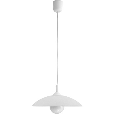 PERENTILA PENDANT 1x60W E27 Závěsné svítidlo, základna plast bílá, stínítko sklo bílá, 1x60W, E27, 230V, IP20, tř.1. rozměry d=325mm, včetně závěsu l=900mm, lze zkrátit