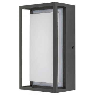 PENTA 6,5W IP65 Nástěnné venkovní svítidlo, těleso hliník, povrch černá antracit, difuzor plast opál, LED 6,5W, teplá 3000K, 530/550lm, 230V, IP65, tř.1, rozměry dle typu.