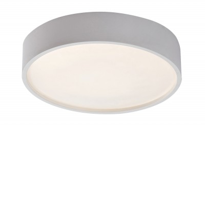 PATO 19W, IP44, senzor Stropní svítidlo, HF senzor pohybu, záběr 120°, dosah 6m, těleso plast bílá, dif plast opál, LED 19W, neutrální 40000K, 1070lm, do koupelny IP44, tř.2, rozměry d=285mm, h=70mm, svítí nahoru/dolů.
