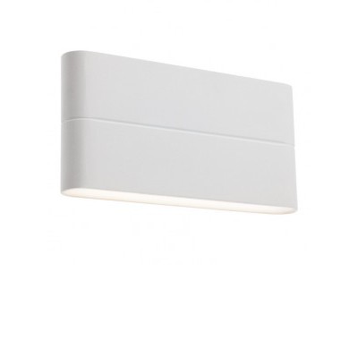 SARKA, LED 6W/12W/24W, IP54 Nástěnné venkovní svítidlo, těleso hliník, povrch bílá mat/tmavě šedá/hnědá, difuzor plast opál, LED 6W/572lm, 12W/1087lm, 24W/1250lm, teplá 3000K, Ra80, 230V, IP54, tř.1, rozměry dle typu, svítí nahoru/dolů.