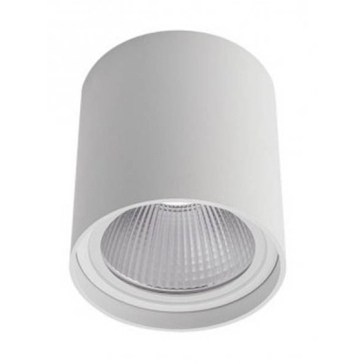 GRINDSTED R, LED 20W, IP54 Stropní přisazené bodové venkovní svítidlo, těleso kov, povrch černá/bílá mat, kryt sklo, LED 20W, teplá 3000K/2100lm, neutrální 4000K/2226lm, 230V, IP54, Ra80, tř.1, rozměry d=95mm, h=105mm.