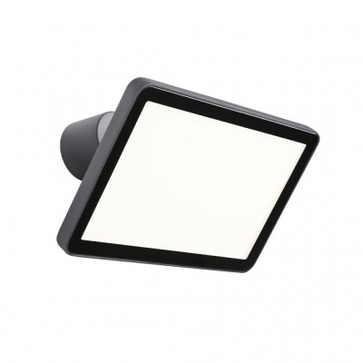 REFU 30W, 50W, IP65 Nástěnné venkovní svítidlo, reflektor, nastavitelný směr svícení,  těleso hliník, povrch šedočerná, difuzor plast opál, LED 30W, 50W, teplá 3000K, Ra80, 230V, IP65, rozměry dle typu