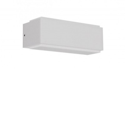 FLAMEA 15,5W, IP65 Nástěnné venkovní svítidlo, těleso hliník, povrch bílá mat, difuzor plast opál, LED 15,5W, teplá 3000K, 795lm, 230V, IP65, tř.1, rozměry 360x68x75mm, svítí nahoru/dolů.