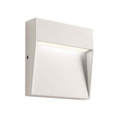 LIGNICO SQ 3W/6W, IP54 Nástěnné venkovní svítidlo, těleso hliník, povrch bílá mat/tmavě šedá, krycí plast čirý, LED 3W/100lm, 6W/270lm, teplá 3000K, Ra80, 230V, IP54, tř.1, rozměry dle typu, svítí dolů.