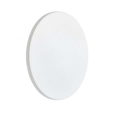 OCUTEIN 12W, IP54 Nástěnné venkovní svítidlo, nepřímé svícení, těleso hliník, povrch bílá mat, dif plast opál, LED 12W, teplá 3000K, 403lm, 230V, IP54, tř.1, rozměry d=180mm, h=40mm.