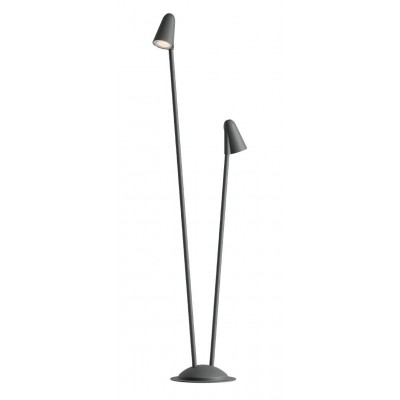 BELON FL 13,8W Sloupkové svítidlo, pro osvětlení záhonů s bodcem, těleso hliník, barva tm. šedá/rezivá/tm. zelená, krycí sklo čiré, LED 13,8W, teplá 2700K/1185lm, 3000K/1245lm, Ra80, 230V, IP65, tř.1, rozměry d=200mm, h=800+1000mm, svítí dolů.