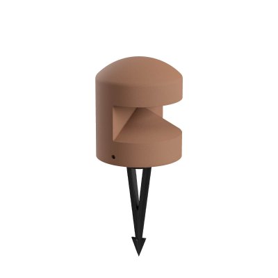 OXYTO 8W/15W 180° 24V Sloupkové svítidlo, těleso beton, barva slonová kost/tm.šedá/hliněná, dif sklo opál, LED 8W/15W, teplá 2700K/3000K, vyzař. úhel 180°, Ra90, 24V, IP65, tř.3, rozměry dle typu, vč. bodce do záhonu.