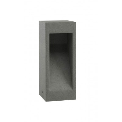 APOHEL FL 10W IP65 Sloupkové venkovní svítidlo, těleso beton, povrch tm. šedá, krycí sklo čiré, LED 10W, 1364lm, teplá 2700K, Ra80, 230V, IP65, tř.1, rozměry 120x120mm, h=600mm, svítí dolů.