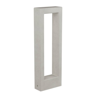 LENAST FL 10W Sloupkové venkovní svítidlo, těleso beton, povrch slonová kost, krycí sklo čiré, LED 10W, 1404lm, teplá 3000K, Ra80, 230V, IP65, tř.1, rozměry 200x80mm, h=600mm.