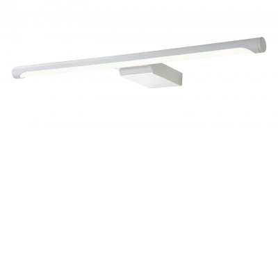 ALFIE W LED 11W Nástěnné svítidlo, těleso kov, povrch bílá mat, difuzor polykarbonát, LED 1x11,5W, teplá 3000K, 1265lm/702lm, Ra85, 230V, IP20, tř.1, rozměry 540x27mm