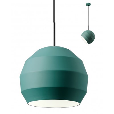 ALUM závěsné 1x42W E27 Závěsné stropní svítidlo, těleso kov, modrá mat, komínek bílá mat, pro žárovku 1x42W E27, 230V, IP20, tř.2, rozměr stínítka 250x220mm, vč. závěsného kabelu l=1485mm, lze zkrátit