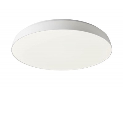 VALERIE LED 50W Stropní přisazené svítidlo, těleso kov, povrch bílá mat, difuzor plast, opál, LED 1x50W, teplá 3000K, 5400lm/3152lm, Ra80, 230V, IP20, tř.1, rozměry d=560mm, h=92mm