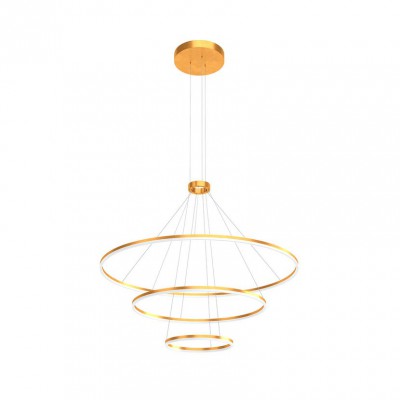 CIRCULUM 186W DALI Závěsné svítidlo, prstenec, těleso kov, povrch bronz, dif plast opál, LED 186W, neutrální 4000K, 14801lm, Ra80, stmív. DALI, 230V, IP20, rozměry d=1500mm, vč.záv.kabelu l=2000mm, lze zkrátit.