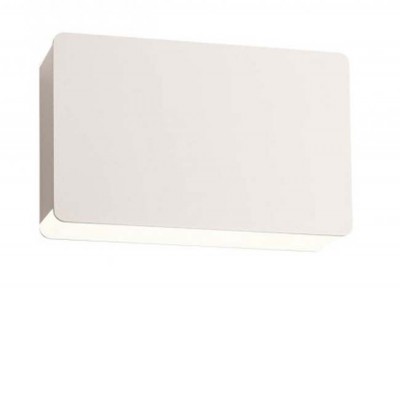 DATRONIA  RC 17W/20W Nástěnné svítidlo, základna kov, povrch bílá mat/chrom/černá mat, dif plast opál, LED 17W/1723lm, 20W/2129lm, teplá 3000K, Ra90, 230V, IP20, tř.1, rozměry dle typu, svítí nahoru/dolů.
