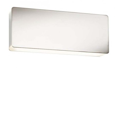 DATRONIA 20W Nástěnné svítidlo, základna kov, povrch chrom, dif plast opál, LED 20W, teplá 3000K, 2129lm, Ra90, 230V, IP20, tř.1, rozměry 320x120x55mm, svítí nahoru/dolů.
