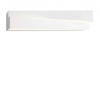 MOLIS 14W Nástěnné svítidlo, základna kov, povrch bílá mat, dif plast opál, LED 14W, teplá 3000K, 1054lm, Ra90, 230V, IP20, tř.1, rozměry 280x60x90mm, svítí nahoru/dolů.