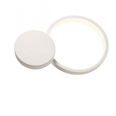 CUNEI WL 29W Nástěnné svítidlo, přímé a nepřímé svícení, základna kov, povrch bílá mat, dif plast opál, LED 29W, teplá 3000K, 1372lm, stmív. ve 3 krocích, Ra90, 230V, IP20, tř.1, rozměry 385x260x80mm.