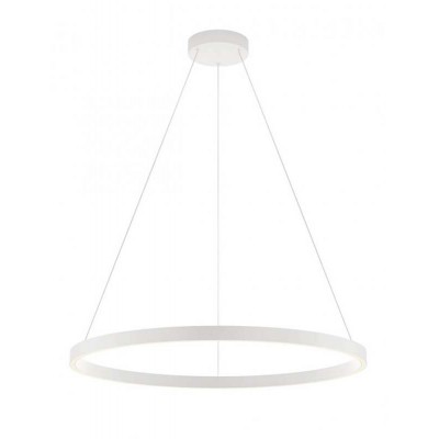 CLYPE R HL 37W Závěsné svítidlo, těleso kov, povrch bílá mat, LED 37W, neutrální 4000K, 2516lm, stmív. STEP, Ra80, 230V, IP20, tř.1, rozměry d=600mm, vč závěs lanka l=2000mm, lze zkrátit.