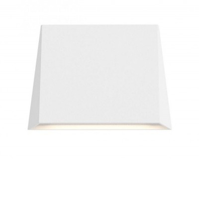 KUHNER 1W, CCT Nástěnné svítidlo, těleso hliník, povrch bílá mat, LED 1W, CCT přepín. teplota teplá 3000K-neutr 4000K, stmív. TRIAC, 68lm, Ra90, 230V, IP20, tř.1, rozměry 132x100x32mm, svítí nahoru nebo dolů.