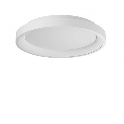 VENOSA 40W, STEP, CCT Stropní přisazené svítidlo, těleso hliník, povrch bílá, LED 40W, 2486lm-2510lm, přepín. CCT teplá 3000K-neutr 4000K, stmív. STEP, Ra90, 230V, IP20, tř.2, rozměry d=480mm.