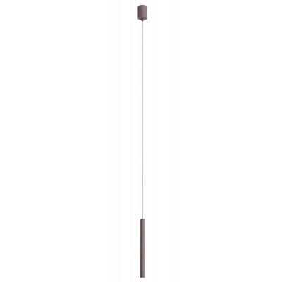 POLU HL 6,2W Závěsné bodové svítidlo, základna hliník, povrch hnědá-kávová, LED 6,2W, teplá 3000K, 495lm, 230V, IP20, d=25mm, h=550mm, vč. závěs. kabelu l=1500mm, lze zkrátit.