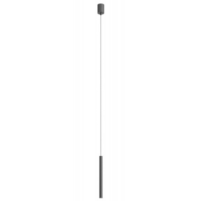 POLU HL 6,2W Závěsné bodové svítidlo, základna hliník, povrch černá, LED 6,2W, teplá 2700K, 481lm, 230V, IP20, d=25mm, h=750mm, vč. závěs. kabelu l=1500mm, lze zkrátit.