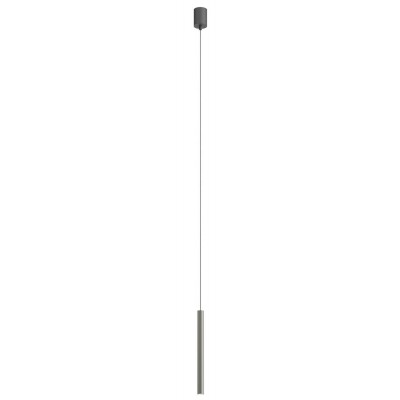 POLU HL 6,2W Závěsné bodové svítidlo, základna hliník, povrch kouřový nikl, LED 6,2W, teplá 3000K, 495lm, 230V, IP20, d=25mm, h=750mm, vč. závěs. kabelu l=1500mm, lze zkrátit.
