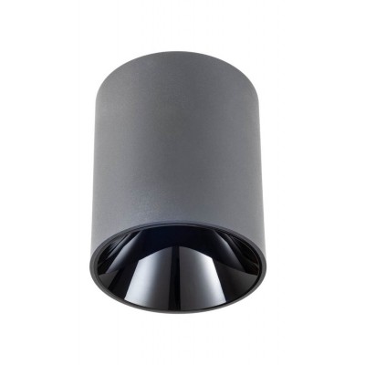 HUCHTE PL 15,5W TRIAC Stropní bodové svítidlo, základna hliník, povrch bílá/černá/stříbrno-kávová/kouřový nikl, LED 15,5W, teplá 2700K/986lm, 3000K/1160lm, stmív. TRIAC, 230V, IP20, tř.1, rozměry d=90mm, h=110mm