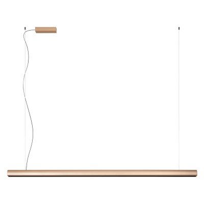 KAMP HL 35W CCT Závěsné svítidlo, hliník, povrch stříbrno-kávová, dif plast opál, LED 35W, 1728lm, přepín. CCT teplá 3000K-neutr 4000K, stmív TRIAC, Ra90, 230V, IP20, 1500x57x68mm, vč závěs lanka l=2082mm, lze zkr