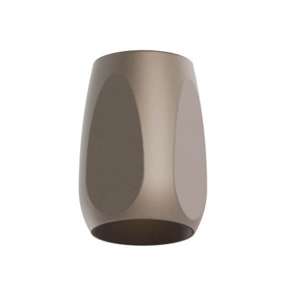 BELOS PL 10,5W CCT TRIAC Stropní svítidlo, těleso hliník, povrch stříbrnokávový, reflektor černý, LED 10,5W, 751lm, přepín CCT teplota teplá 2700K/3000K, stmív. TRIAC, Ra90, 230V, IP20, tř.1, rozměry 60x60mm, h=95mm.