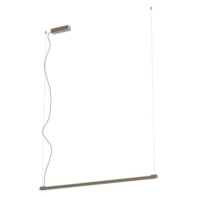 BELOS HL 36W TRIAC Závěsné svítidlo, hliník, povrch stříbrnokávový, LED 36W, 3670lm, teplá 3000K, stmív. TRIAC, Ra90, 230V, IP20, tř.1, rozměry d=25mm, š=1200mm, vč. záv. kabelu l=2071,5mm, lze zkr.